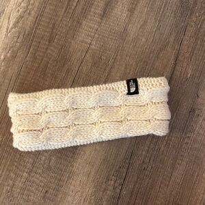 The North Face Cream Cable Knit Ear Warmer Headband
